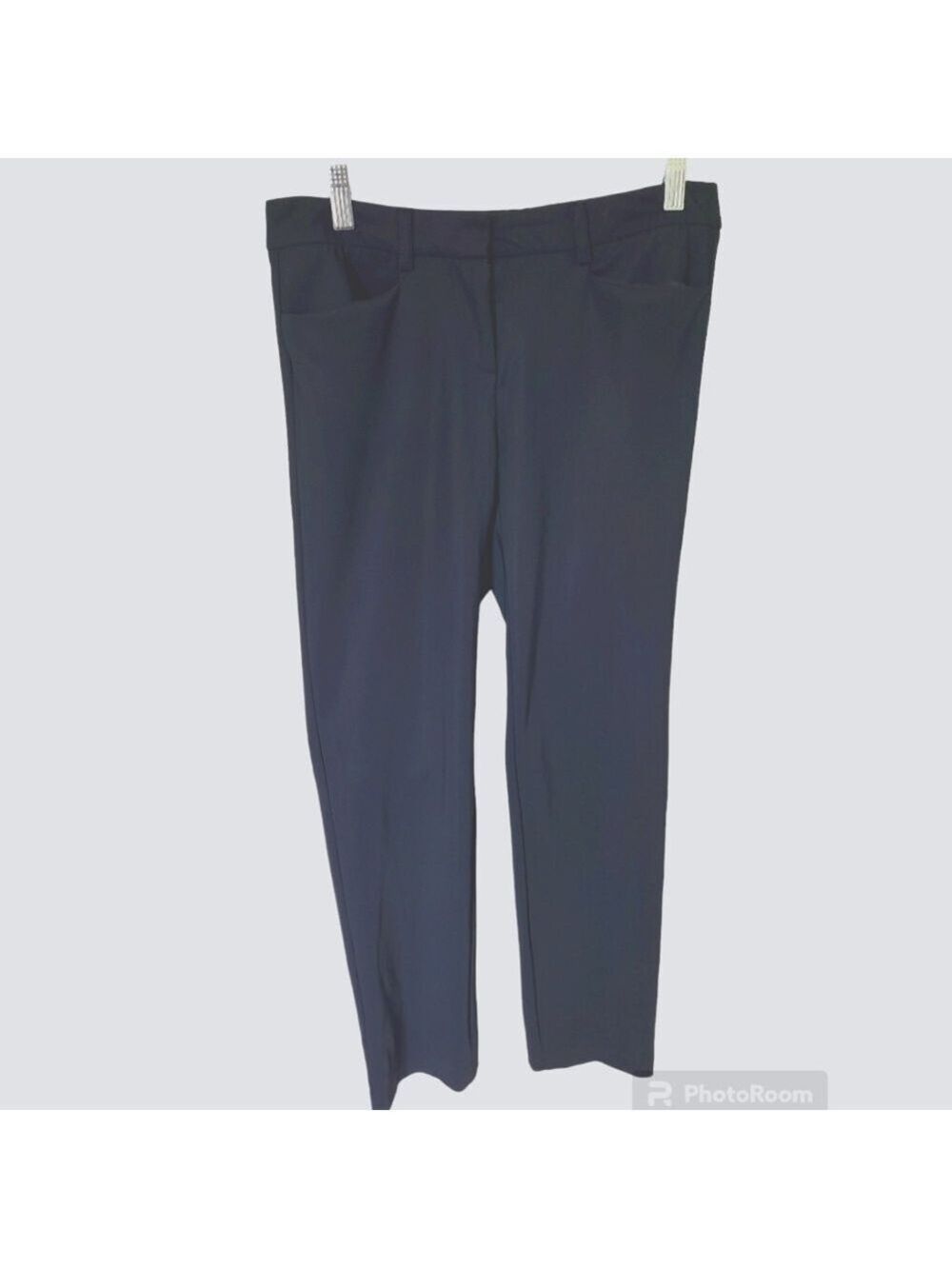 TRISTAN Straight Leg Zip Fly Navy Blue Dress Pants Size 8